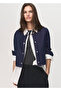 Crop denim jacket