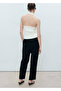 Lace-Up Draped Pants - 4