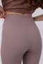 Women's Seamless Push up Effect No-Show Extra Flexible High Waist Ribbed Leggings - 4