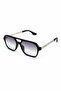 نظارات شمسية Swanky Unisex Ice Cub مربعة الشكل باللون الأسود المتدرج خفيفة الوزن للغاية مع فلتر Uv400 - 3