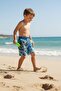 Mi̇lays Ki̇ds Batman Patterned Boy's Swim Shorts - 2