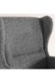 Regency Wing Accent Chair - Dark Grey - 4