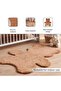 Bear Faux Fur Rug 98x120cm - Brown - 4