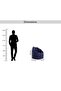 Adam Filled Bean Bag Chair 81.5x71x62.3cm - Blue - 8