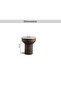 Abelia End Table Marble - White & Brown - 7