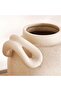 Odin Ceramic Vase With Handle 24.7x21.2x24cm - Light Grey - 2