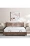 Sunrise King Bed 180x200 With Hydraulic Storage - Brown - 2