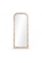 Broadway Wooden Floor Mirror 80x180cm - Beige - 5