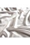 Luxury Mulberry Silk 3-piece Queen Duvet Cover Set 200x200cm - Ivory - 3