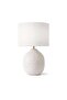 Horace E27 Ceramic Table Lamp 45x71cm - White - 4