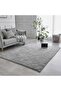 Fontana Soft Touch Shaggy Rug Dia 120cm - Silver