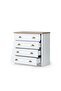 Almada Chest Of 4 Drawer - White - 7