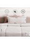 Everyday 3-piece Reversible King Comforter Set 220x240cm - Dark Beige/ivory - 5