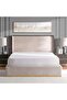 Baclone King Bed 180x200 Cm Upholstered - Beige & Brown - 2