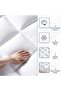 غطاء فراش أورين ناعم من الألياف الدقيقة 200×200×6 سم - أبيض - 5