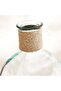 Lyra Recycled Glass Vase With Rope 29x60cm - Green - 2