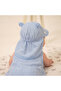 Muslin Baby Hat with Neck Protection - Endles Blue - 2