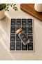 Set of 16 Black Labels (Special for 12 Glass Spice Jars) Replacement Label Set