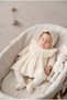 Baby Girl Lotus 4-Piece Premium 4-Piece 100% P Cotton Metlüt Set 0-3/3-6 Months Newborn Baby Girl