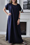 Maisun Women's Premium Nida Fabric Abaya Inner Dress | Modest Maxi Dress | Short Sleeve Muslim Under Abaya | Multiple Colors | S-XXL