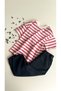 Muslin Shalwar T-Shirt Set for 2-10 Years Old, Fuchsia Orange Striped - 2