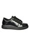 R820917408 Black Patent Leather Sports Shoes Sneakers - 6