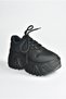 Black Thick Soled Women's Sports Shoes M973515009 - 5