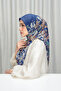 Royale grandeur voile scarf - azure - 4