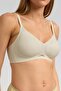 Women's honeycomb pattern ghost bra white - 4