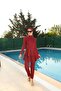 Lycra Flounce Detailed Full Covered Hijab Swimsuit Fulya - 4