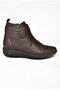 R555001103 Brown Genuine Leather Comfort Orthopedic Sole Women's Boots - 6