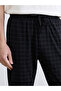Trendlucky Standard Fit Plaid Men's Pajama Bottoms with Difference - 4
