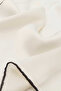 Ecru Solid Color Sura Silk Scarf - 3
