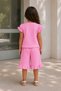 3-9 Years Old Girls' Premium Ruffle Sleeve Summer Shorts Set |   Muslin Textured Comfortable Fit I Premium Quality - 3