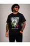Men's Oversized Crew Neck T-Shirt Paradise 26153 Black
