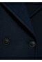 Maxi Collar Wool Blended Jacket - 5