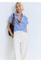 Short-sleeved striped shirt - 7