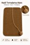 Cat Scratching Mat with Rattle Balls Play Mat for Cat Lying Resting Area Scratcher Mat Indoor Cat Toy - 5