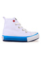 Tinna Lace-Up Boys' High-Rise Linen Sneakers - 4