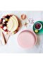 Round Silicone Cake Mold 25 x 6 cm Nonstick Bake Pan Oven Safe 230°C Peach BSRP04 - 4