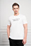 Men's Ecru Trend Crew Neck Dynamic Fit Cotton T-Shirt - 3