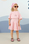 Printed Skirt Suit Dusty Pink - 2