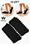 16 Pairs of Short Ankle Socks 16-Pack