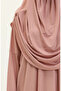 Large size practical prayer dress with bag 1975-10 dusty rose - 3