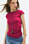 Gathered Basic Blouse - 6