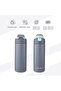 Mega Flex Bento Lunch Box 1864ml w/ SipSwitch Insulated Water Bottle 720ml | Leakproof Meal Box w/ Steel Jar – Graphite - 8