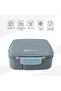 Mega Flex Bento Lunch Box 1864ml, Leakproof Lunch Container with Integrated 250ml Insulated Food Jar- Graphite - 6