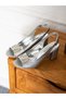 Silver Buckle Detail Heeled Women's Shoes - 4