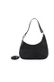 Black Leather Women's Shoulder Bag - 4