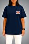 Oversize Guernsey Flag Pocket Printed Unisex T-Shirt - 2